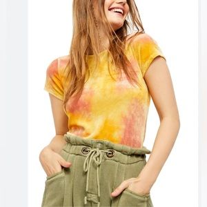 Free People velvet t shirt